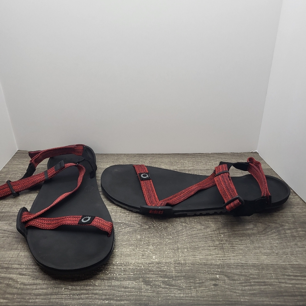 Xero Shoes Z-Trek Barefoot Hiking Trail Sandals Men's Size 14 Minimalist Red